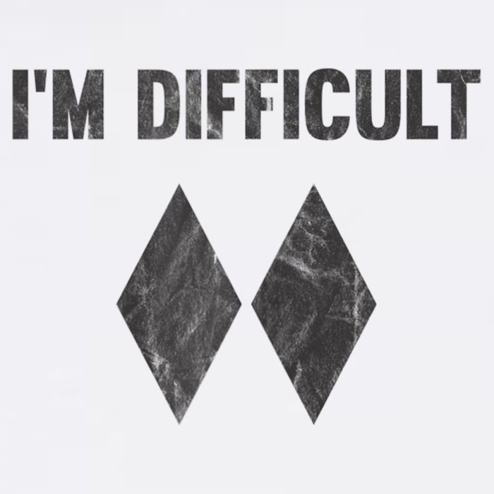 Funny Gift I'm Difficult Double Black Diamond Ski Snowboard Gift Bucket Hat