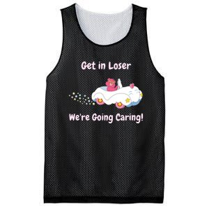 Funny Get In Loser, We're Going Caring Bear Mesh Reversible Basketball Jersey Tank