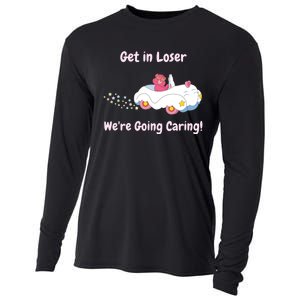 Funny Get In Loser, We're Going Caring Bear Cooling Performance Long Sleeve Crew