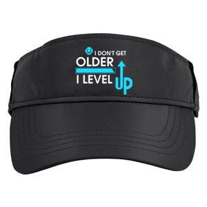 Funny Gaming I Dont Get Older I Level Up Gamer Birthday Cool Gift Adult Drive Performance Visor