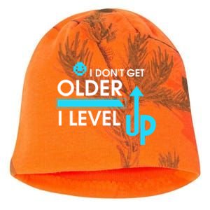 Funny Gaming I Dont Get Older I Level Up Gamer Birthday Cool Gift Kati - Camo Knit Beanie