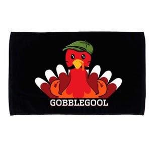 Funny Gobblegool Italian Gobble Turkey Day Fall Thanksgiving Microfiber Hand Towel