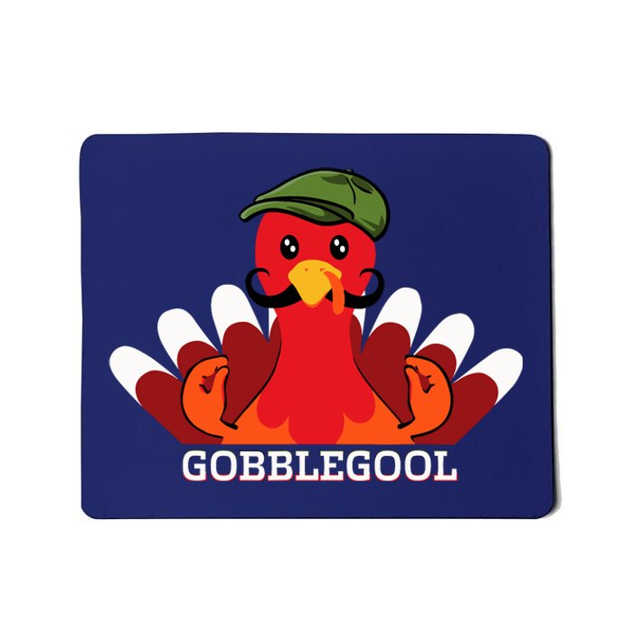 Funny Gobblegool Italian Gobble Turkey Day Fall Thanksgiving Mousepad