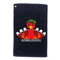 Funny Gobblegool Italian Gobble Turkey Day Fall Thanksgiving Platinum Collection Golf Towel