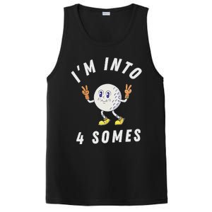 Funny Golf IM Into 4 Somes PosiCharge Competitor Tank