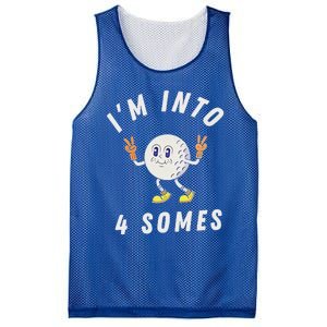 Funny Golf IM Into 4 Somes Mesh Reversible Basketball Jersey Tank