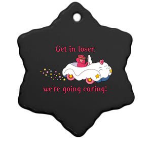 Funny Get In Loser, We're Going Caring Ceramic Star Ornament