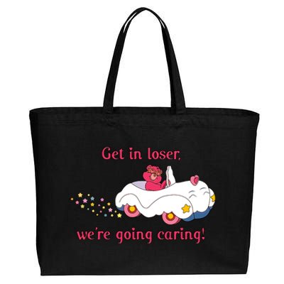 Funny Get In Loser, We're Going Caring Cotton Canvas Jumbo Tote