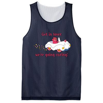 Funny Get In Loser, We're Going Caring Mesh Reversible Basketball Jersey Tank