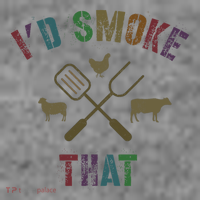 Funny Grilling ID Smoke That Grill Daddy Pit Meat Squad Toddler Sweatshirt