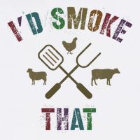 Funny Grilling ID Smoke That Grill Daddy Pit Meat Squad Cooling Performance Crew T-Shirt