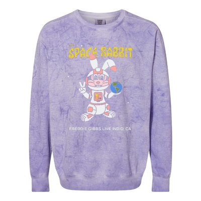 Freddie Gibbs Indio Space Rabbit Colorblast Crewneck Sweatshirt