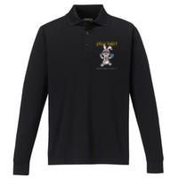 Freddie Gibbs Indio Space Rabbit Performance Long Sleeve Polo