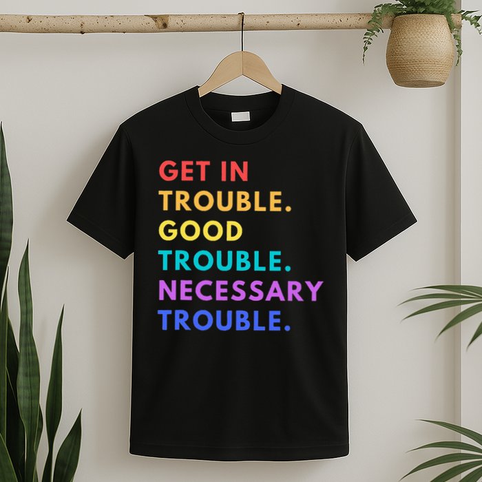 Funny Get In Good Necessary Trouble T-Shirt