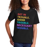 Funny Get In Good Necessary Trouble Kids T-Shirt