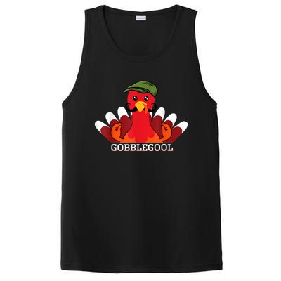 Funny Gobblegool Italian Gobble Turkey Day Fall Thanksgiving PosiCharge Competitor Tank