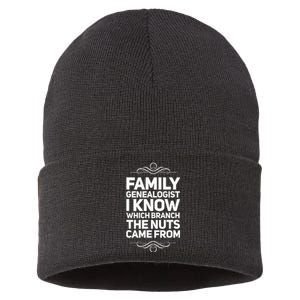 Family Genealogist I Know Which Branch The Nuts Came From Sustainable Knit Beanie