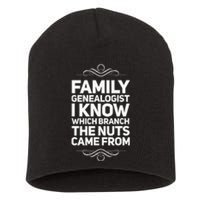 Family Genealogist I Know Which Branch The Nuts Came From Short Acrylic Beanie