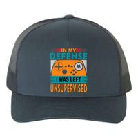 Funny Gamer I Was Left Unsupervised Yupoong Adult 5-Panel Trucker Hat