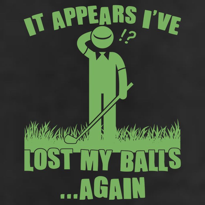 Funny Golf It Appears Ive Lost My Balls Again 7 Panel Mesh Trucker Snapback Hat