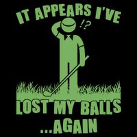 Funny Golf It Appears Ive Lost My Balls Again City Backpack