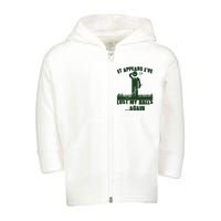 Funny Golf It Appears Ive Lost My Balls Again Toddler Zip Fleece Hoodie