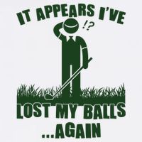 Funny Golf It Appears Ive Lost My Balls Again USA-Made Doggie Bandana