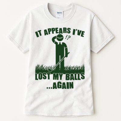 Funny Golf It Appears Ive Lost My Balls Again Tall T-Shirt