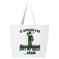 Funny Golf It Appears Ive Lost My Balls Again 25L Jumbo Tote