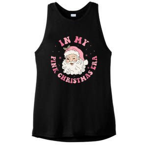 Funny Groovy In My Pink Christmas Era Xmas Gift Ladies PosiCharge Tri-Blend Wicking Tank