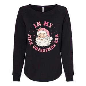 Funny Groovy In My Pink Christmas Era Xmas Gift Womens California Wash Sweatshirt