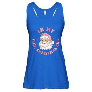 Funny Groovy In My Pink Christmas Era Xmas Gift Ladies Essential Flowy Tank