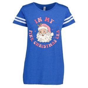 Funny Groovy In My Pink Christmas Era Xmas Gift Enza Ladies Jersey Football T-Shirt