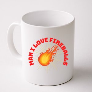 Fireballs Gift I Love Fireballs Funny Whiskey Gift Coffee Mug