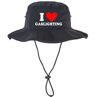 Funny Gaslight I Love Gaslighting I Heart Gaslighting Bucket Hat