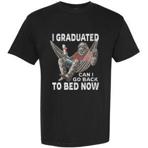 Funny Graduation I Graduated Can I Go Back To Bed Now Garment-Dyed Heavyweight T-Shirt