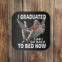 Funny Graduation I Graduated Can I Go Back To Bed Now Coaster