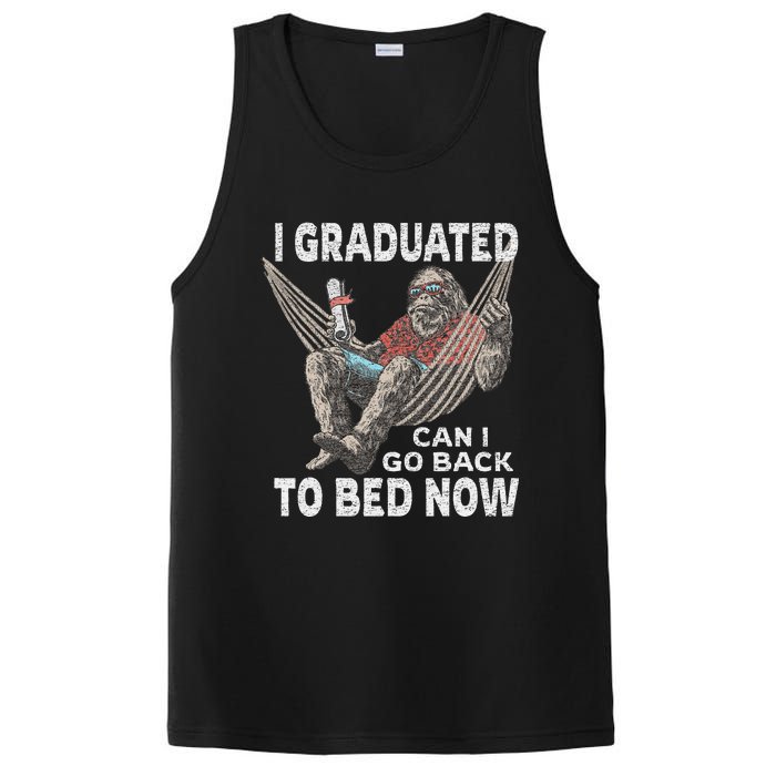 Funny Graduation I Graduated Can I Go Back To Bed Now PosiCharge Competitor Tank