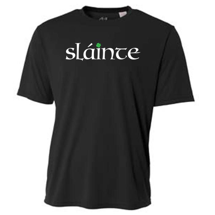 Funny Gift Irish Gaelic Slainte Gift Cooling Performance Crew T-Shirt