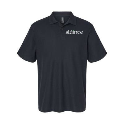 Funny Gift Irish Gaelic Slainte Gift Softstyle Adult Sport Polo