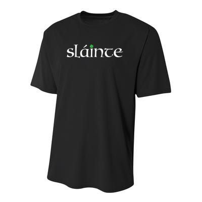 Funny Gift Irish Gaelic Slainte Gift Youth Performance Sprint T-Shirt