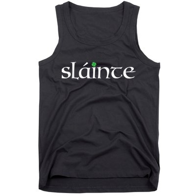 Funny Gift Irish Gaelic Slainte Gift Tank Top