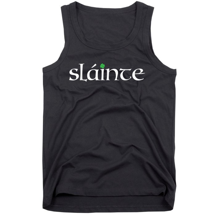 Funny Gift Irish Gaelic Slainte Gift Tank Top