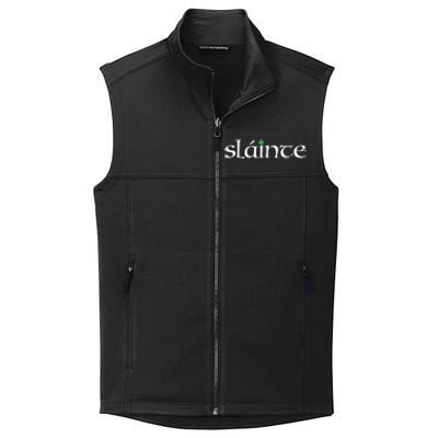 Funny Gift Irish Gaelic Slainte Gift Collective Smooth Fleece Vest