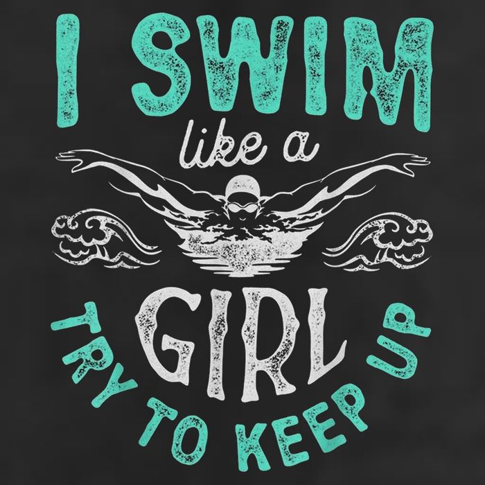 Funny Gift I Swim Like Try To Keep Up Funny Swimming Swimmer Gift 11oz C Handle Ceramic Mug