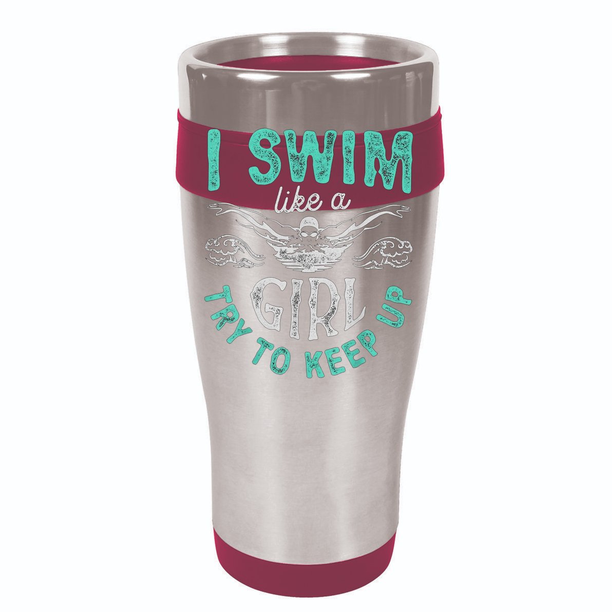 Funny Gift I Swim Like Try To Keep Up Funny Swimming Swimmer Gift Cooling Performance Long Sleeve Crew