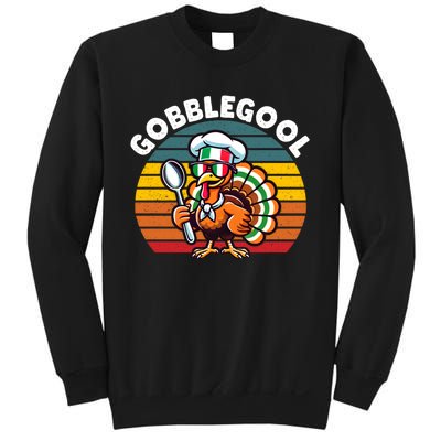 Funny Gobblegool Italian Gobble Turkey Day Fall Thanksgiving Sweatshirt