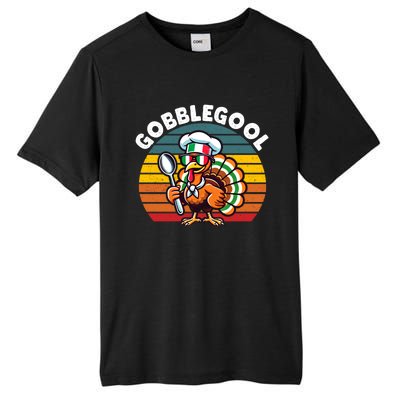 Funny Gobblegool Italian Gobble Turkey Day Fall Thanksgiving Tall Fusion ChromaSoft Performance T-Shirt