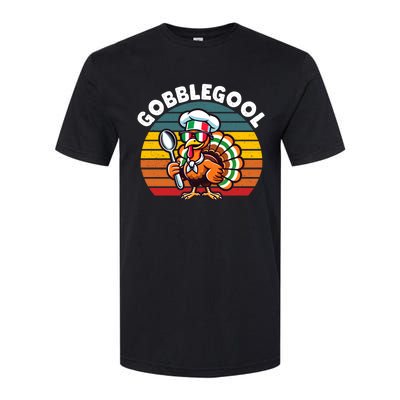 Funny Gobblegool Italian Gobble Turkey Day Fall Thanksgiving Softstyle CVC T-Shirt