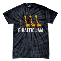 Funny Giraffic Jam Cute Giraffe Giraffe Pun Cute Giraffe Tie-Dye T-Shirt